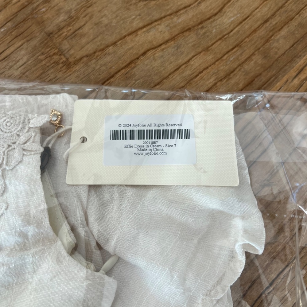 NWT Joyfolie Effie Dress Sz 7 with Butterfly Back - Picture 10 of 13